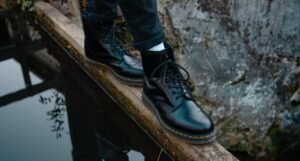 hiking in docs martens