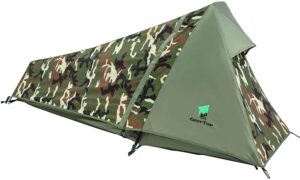 camouflage tent