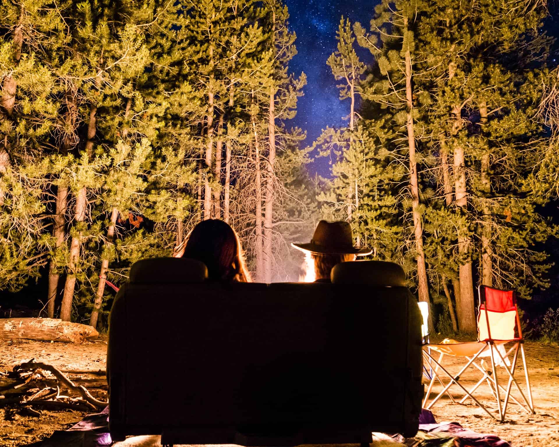 Romantic Backyard Camping